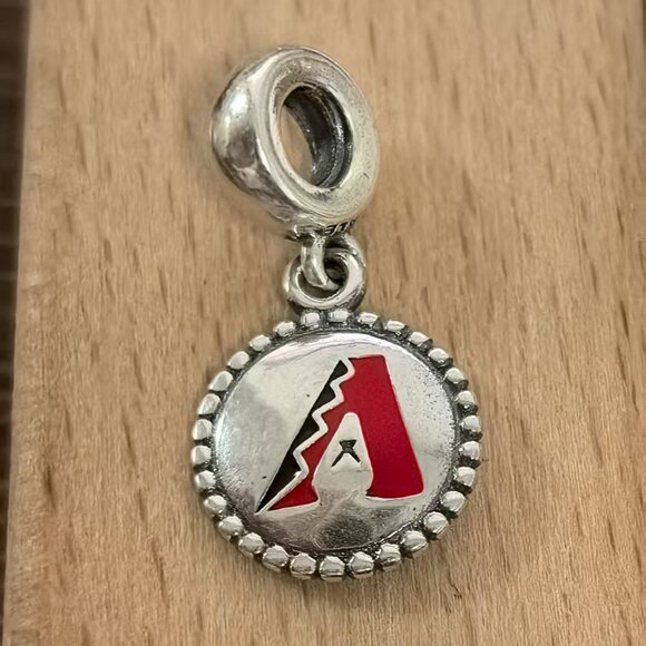 Pandora Jewelry - Pandora Retired and Rare Arizona Diamondbacks Baseball Charm, S925 Silver